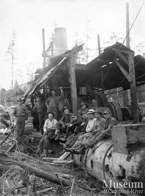 P.B. Anderson's camp at Knox Bay, Thurlow Island