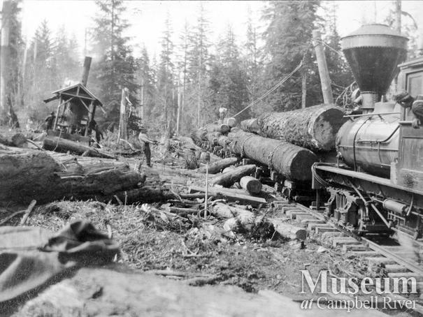Elk River Timber Co. operations near Campbell River