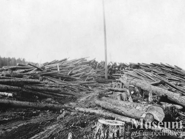 Bloedel, Stewart and Welch operations near Campbell River