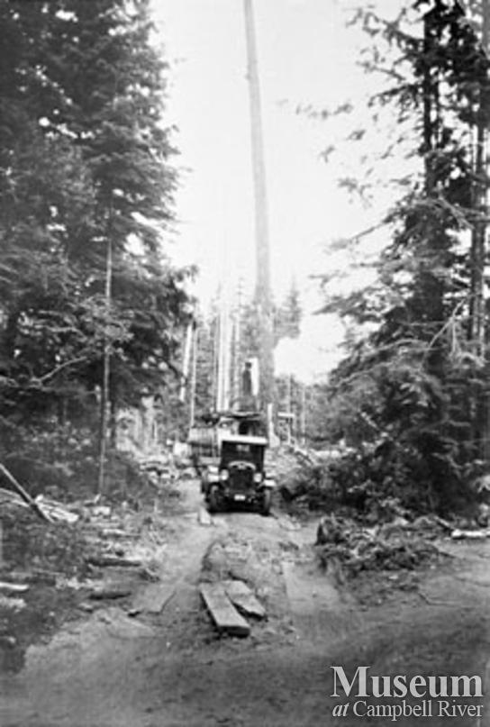 Logging operation near Quathiaski Cove, Quadra Island