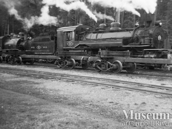 Canadian Forest Products Locomotive in the Nimpkish Valley