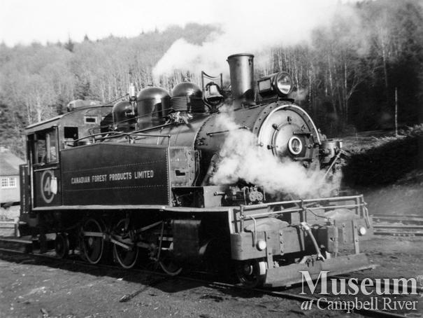 Canadian Forest Products locomotive