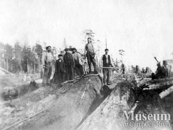 Members of the Joyce family on Quadra Island