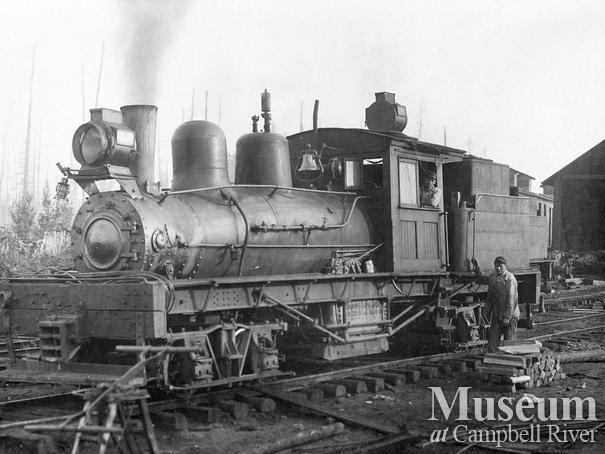 International Timber Co. locomotive near Campbell River