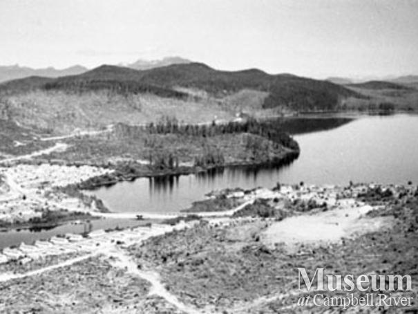 View of Brewster Lake and Bloedel Camp 5