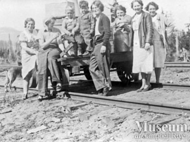 Residents of Bloedel, Stewart and Welch Camp 5 at Brewster Lake