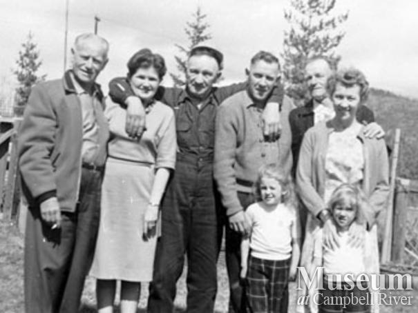 Bloedel, Stewart and Welch Camp 5 crew with their families at Brewster Lake