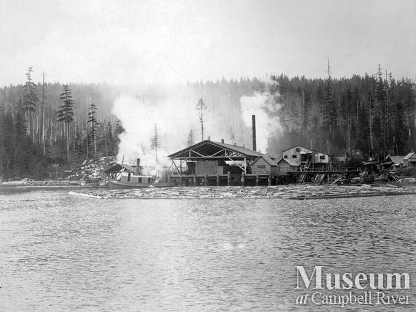 Shingle mill near Green Point Rapids
