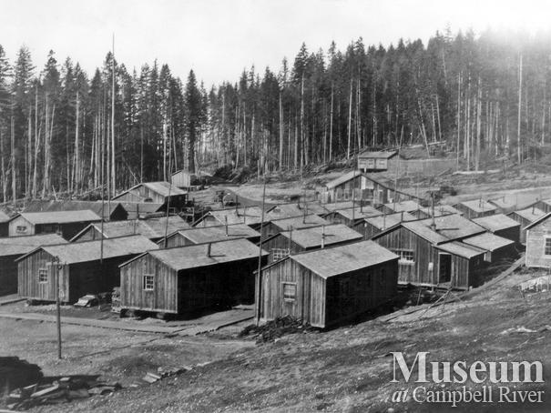 Elk River Timber Co. logging camp