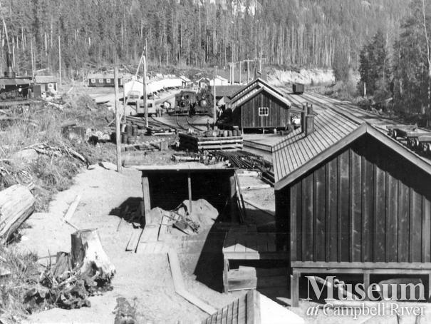 Elk River Timber Co. camp near Campbell River