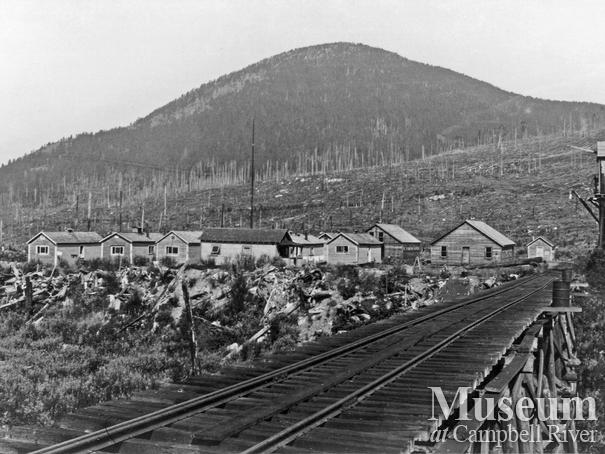 View of Elk River Timber Co. camp