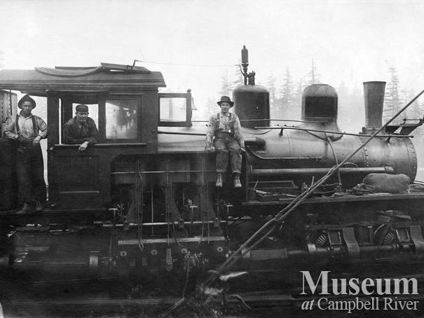 International Timber Co. locomotive near Campbell River