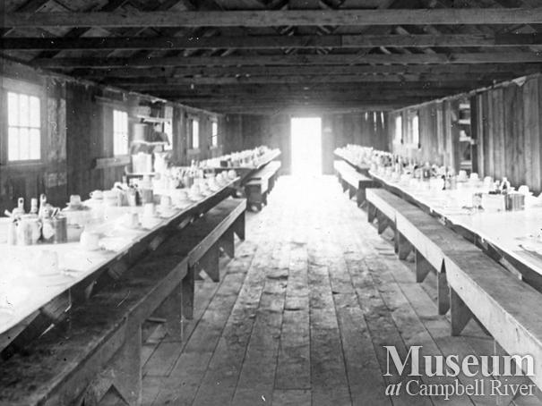 P.B. Anderson's camp at Knox Bay on Thurlow Island