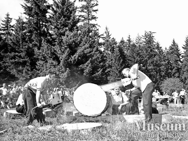 Labour Day Logger Sports event at Campbell River