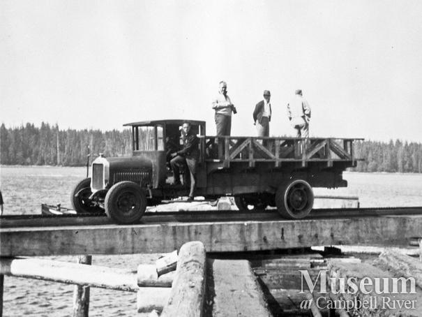 The truck turn around at Port McNeill