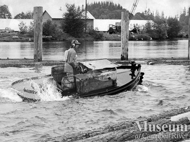 Elk River Timber Co. booming grounds