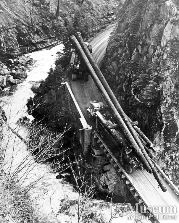 Load of logs from MacMillan Bloedel Ltd.
