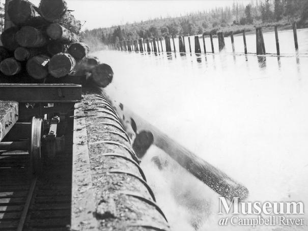 Elk River Timber Co. log dump