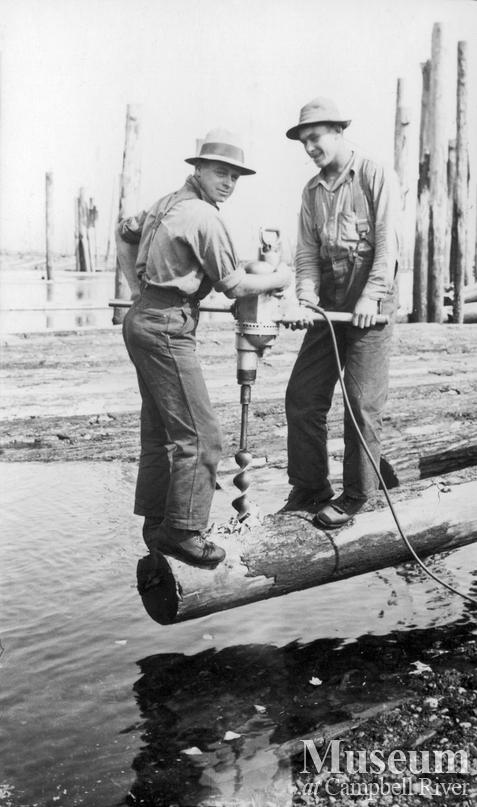 Elk River Timber Co. booming grounds