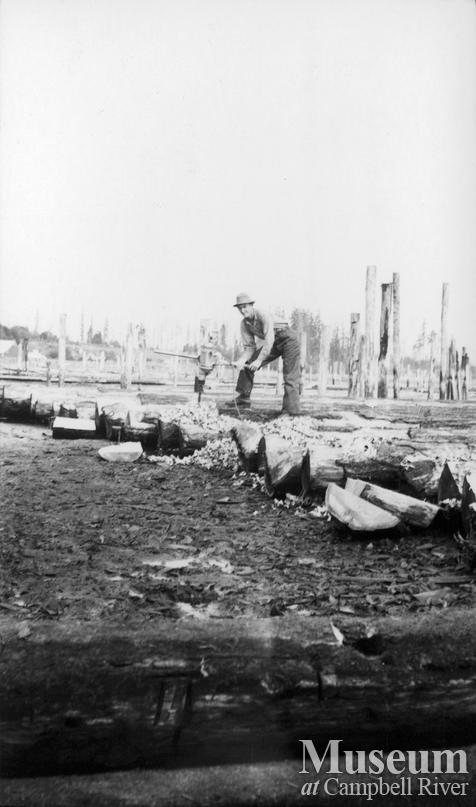 Elk River Timber Co. booming grounds
