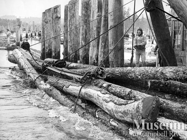 Elk River Timber Co. booming grounds