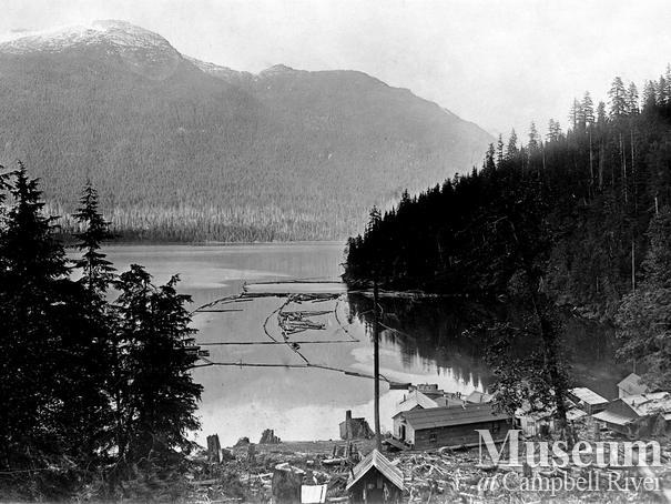 Bendickson Logging operation at Patrick Point in Jervis Inlet