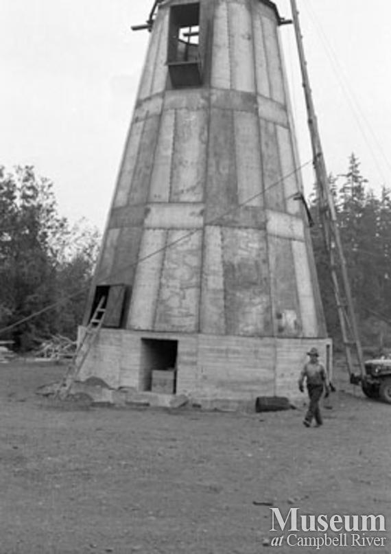Wood chip burner at Beecher Lake Lumber Co.