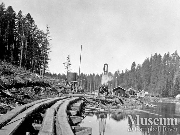 Elk River Timber Co. Camp 8 at Echo Lake