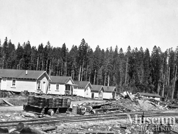 Elk River Timber Co. Camp 8 on Echo Lake
