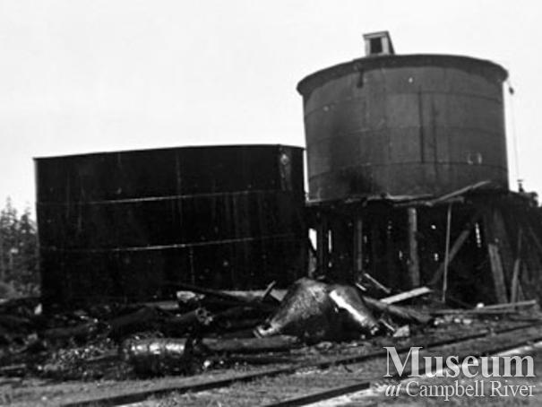 Elk River Timber Co. locomotive fuel tanks