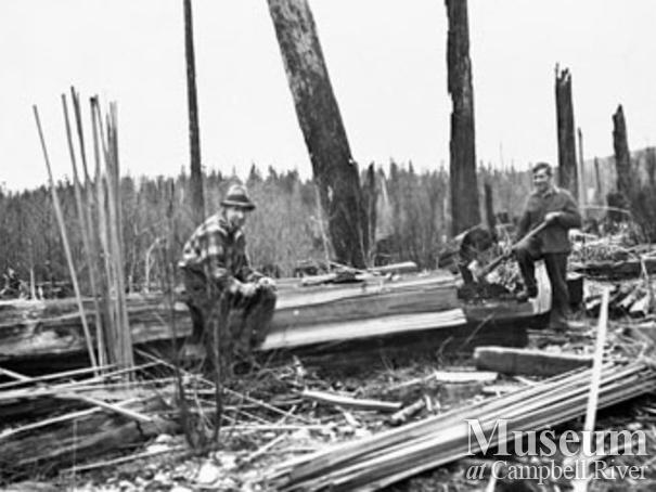 Reforestation at Knox Bay on Thurlow Island 