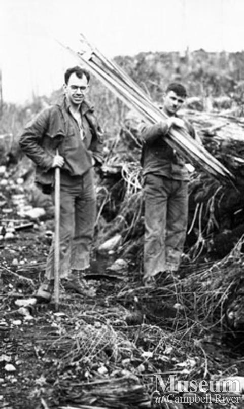 Reforestation at Knox Bay on Thurlow Island 