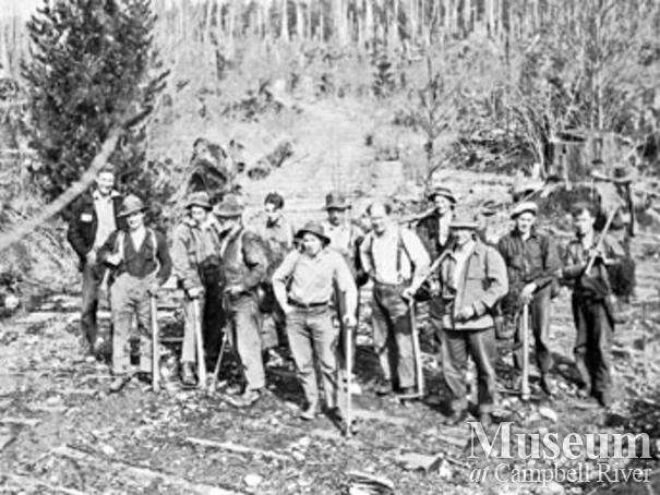 Reforestation at Knox Bay on Thurlow Island 