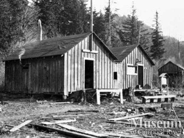 Reforestation headquarters at Knox Bay