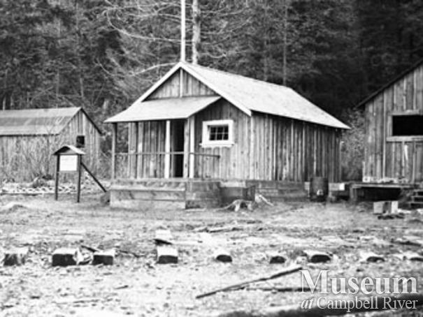 Reforestation headquarters at Knox Bay