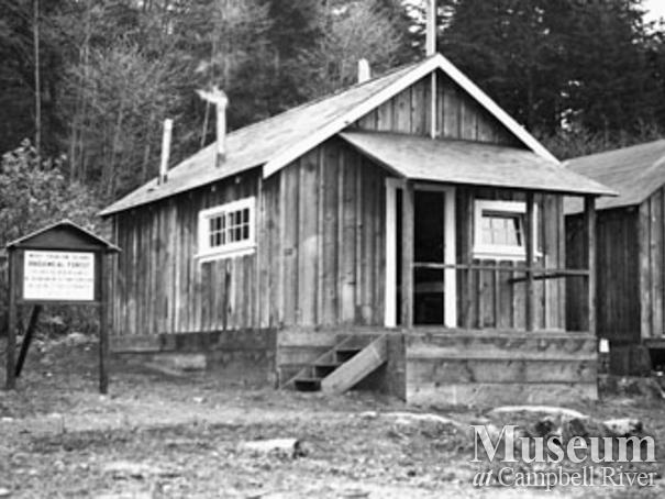 Reforestation headquarters at Knox Bay