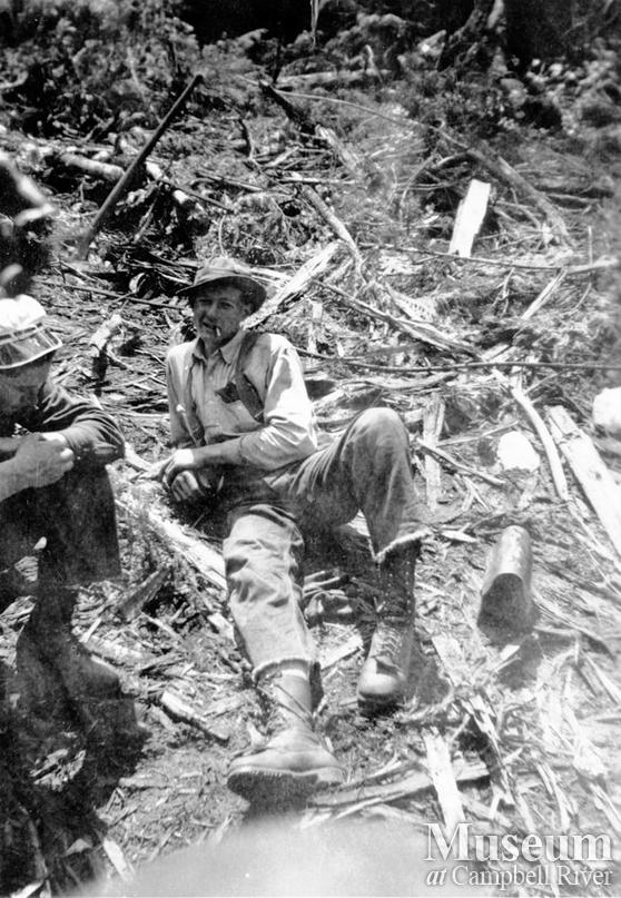 Mel Parker taking a break