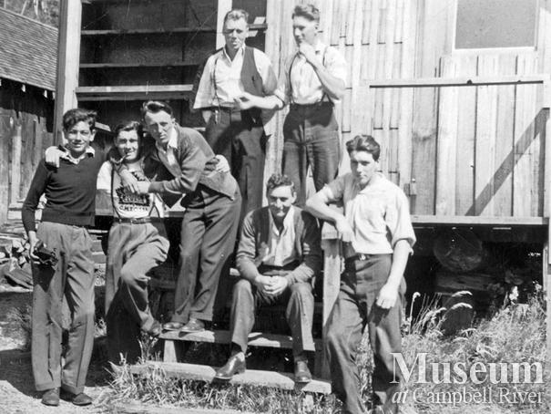 Byles and Groves logging crew Port Neville