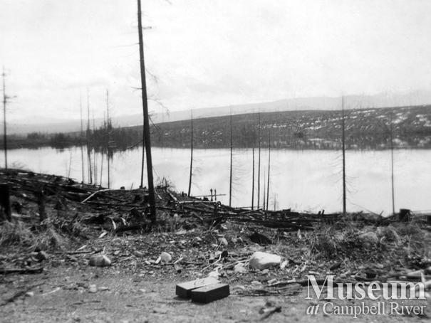 Aftermath of Sayward Fire
