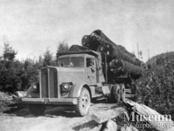Pioneer Timber Co. logging truck