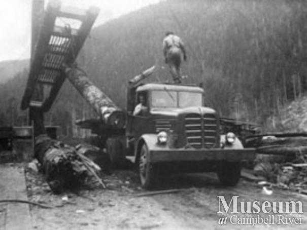 Pioneer Timber Co. logging truck