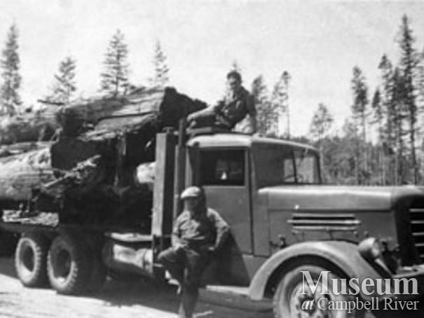 Pioneer Timber Co. logging truck