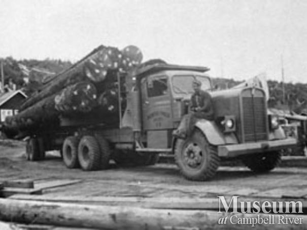 Pioneer Timber Co. logging truck