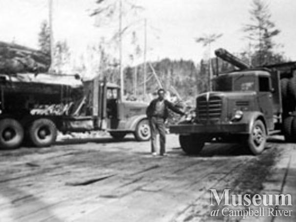 Pioneer Timber Co. logging trucks