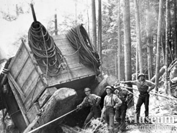 Dot Logging Co. at Knight Inlet