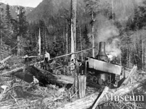 Dot Logging Co. at Knight Inlet