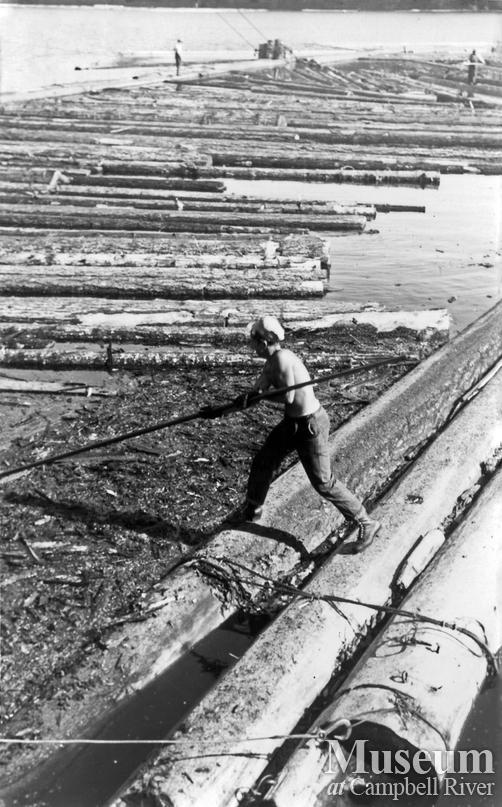 Elk River Timber Co. booming grounds