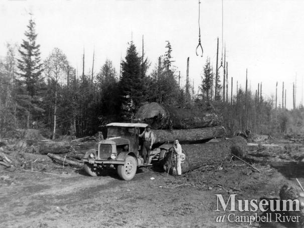 Elk River Timber Co. truck logging