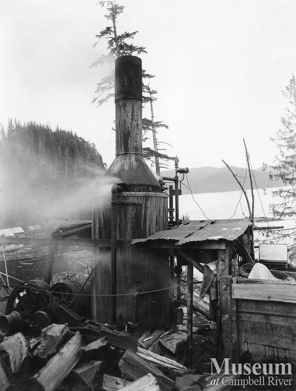 Clark and Lyford Ltd. steam donkey