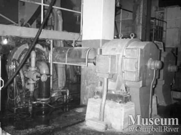 Paper machines at Elk Falls Mill